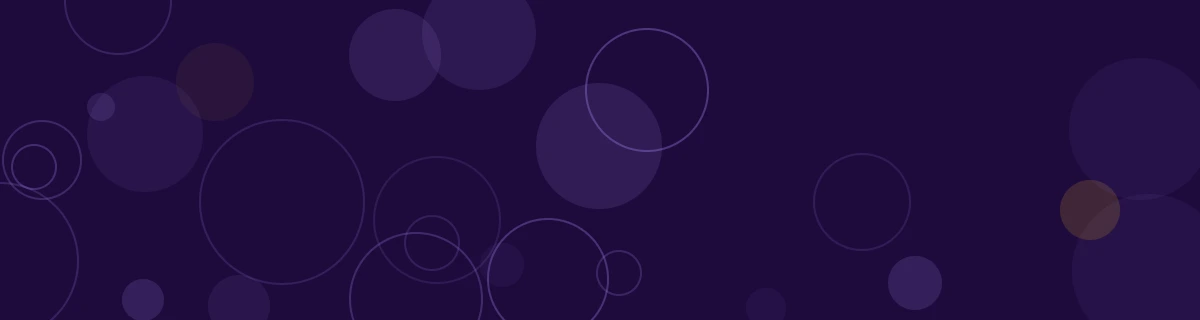 Decorative purple pattern behind the offer card