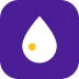 launchlifestylemag.com logo, a purple drop